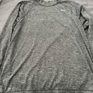 Nike Charcoal Dri-FIT Athletic Top